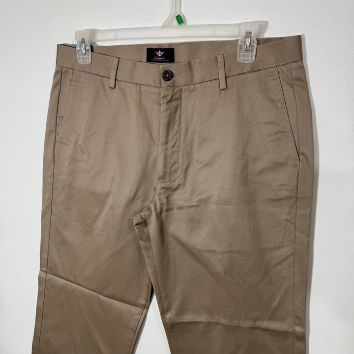 DOCKERS SIGNATURE KHAKI SLIM FIT FLAT FRONT  COTTON CHINO PANT BRAND NEW WITHOUT STRETCH