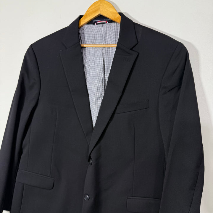 TOMMY HILFIGER WOOL BLAZER JACKET BLACK COLOUR