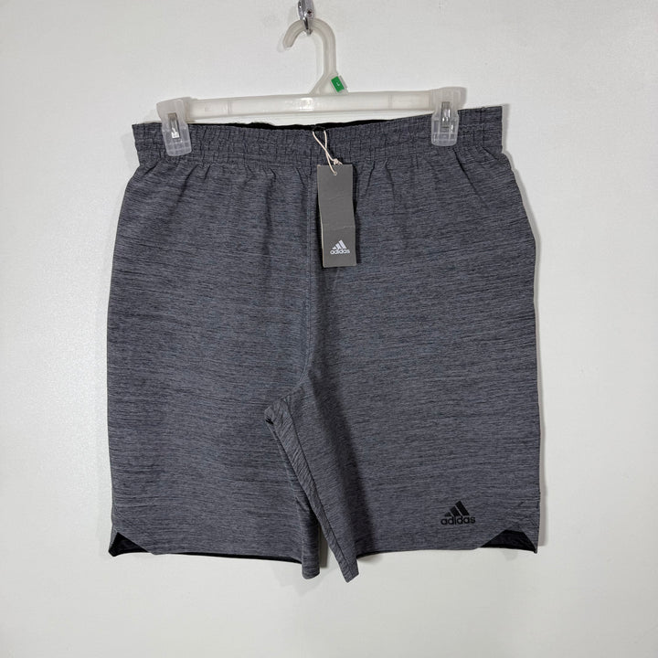 ADIDAS CLIMALITE HYBRID PARACHUTE TRAINING SPORT SHORT BRAND NEW GREY COLOUR