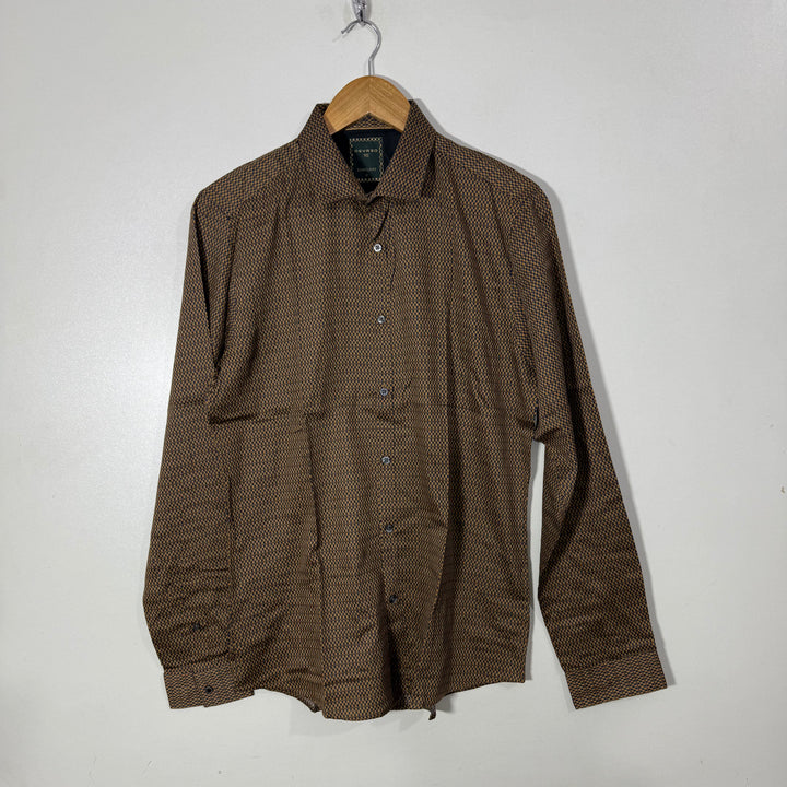 DEVRED SLIM FIT PRINTED COTTON SHIRT