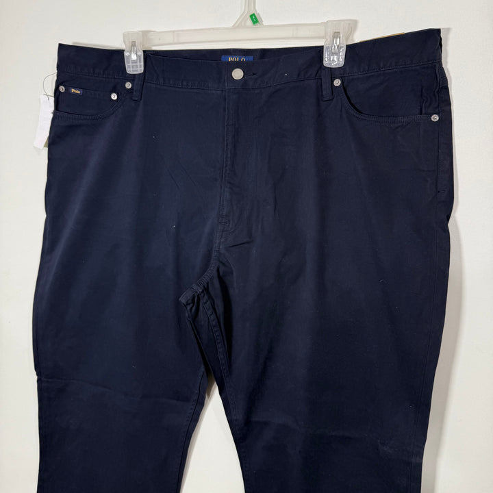 RALPH LAUREN POLO CLASSIC FIT COTTON CHINO PANT BRAND NEW WITH STRETCH BLUE COLOUR