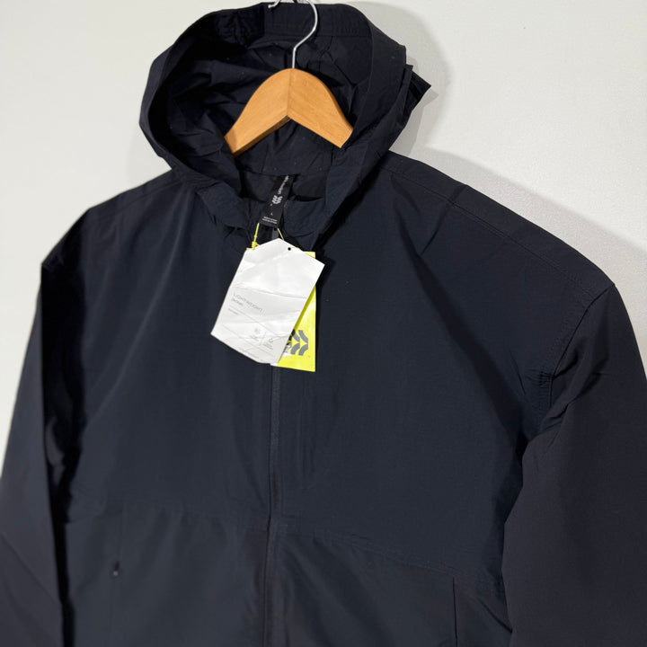 ALL IN MOTION WIND RESISTANT WATER RESISTANT LIGHT WEIGHT PARACHUTE  JACKET BRAND NEW BLACK COLOUR