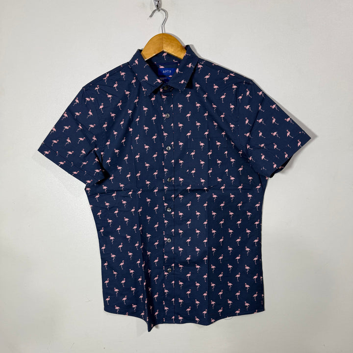APT.9 HALF SLEEVES COTTON SHIRT