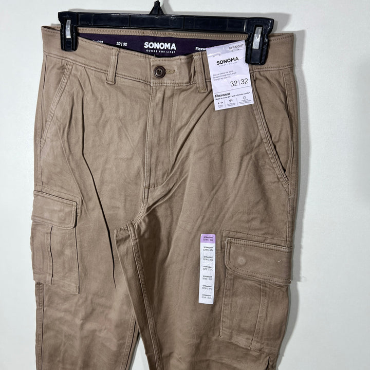 SONOMA STRAIGHT FIT CARGO COTTON TROUSER BRAND NEW
