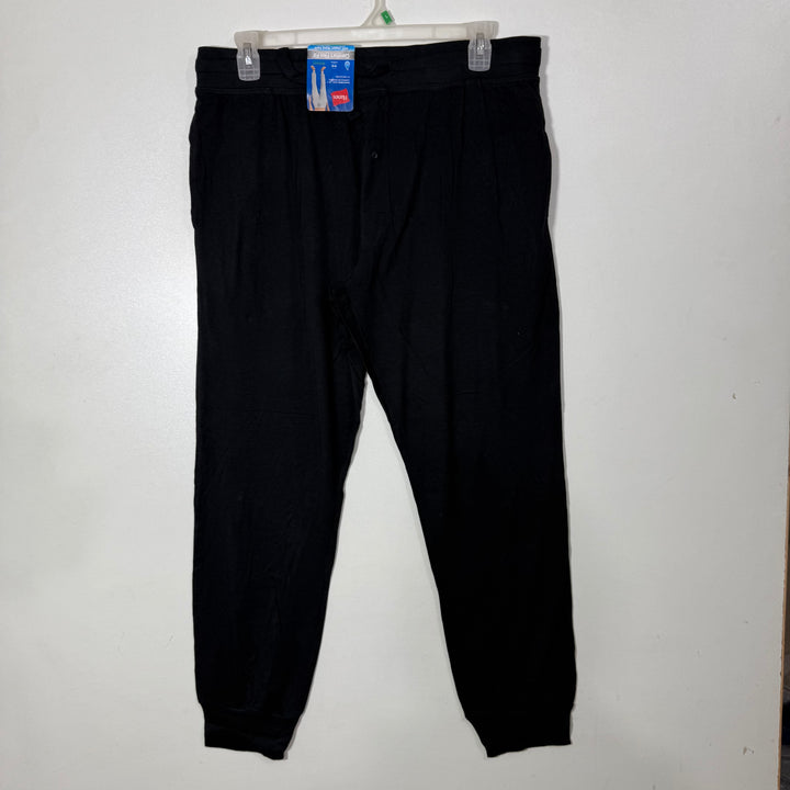 HANES COTTON JARSEY LOUNGEWEAR TROUSER BRAND NEW BLACK COLOUR