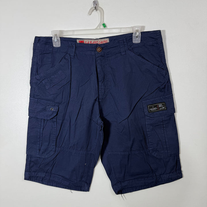 BAWANG CHENG CARGO COTTON SHORT BRAND NEW BLUE COLOUR