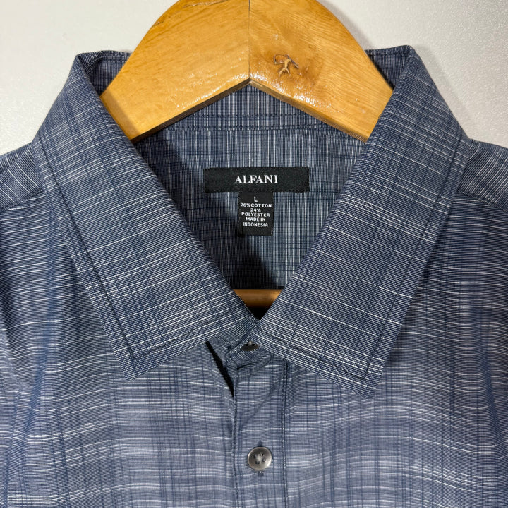 ALFANI DOUBLE POCKETS CASUAL COTTON SHIRT BRAND NEW