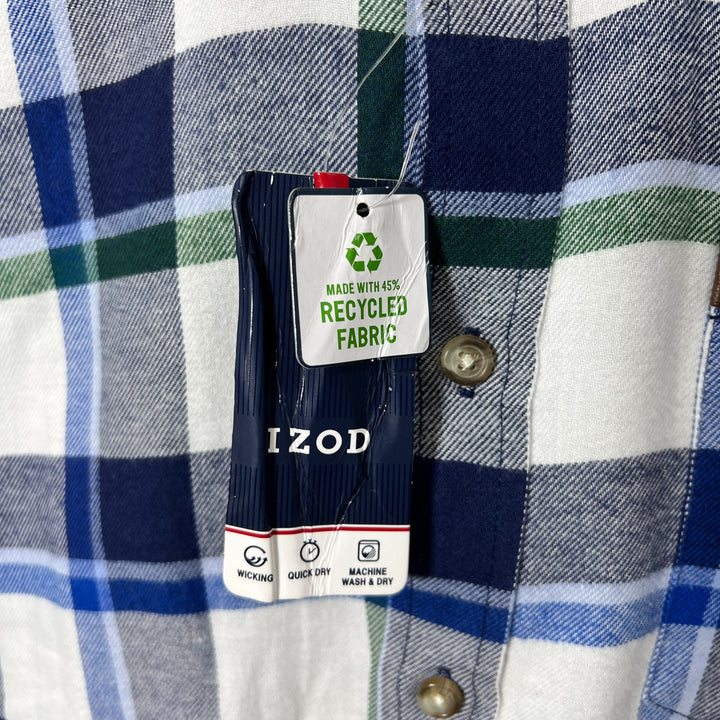 IZOD BUTTON DOWN FLANNEL SHIRT BRAND NEW