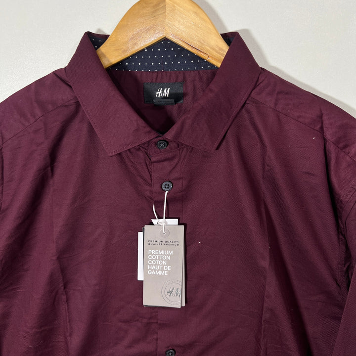 H&M SLIM FIT PREMIUM COTTON SHIRT BRAND NEW