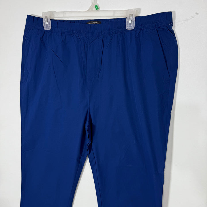 BANANA REPUBLIC HYBRID PERFORMANCE TROUSER WITH STRETCH BLUE COLOUR