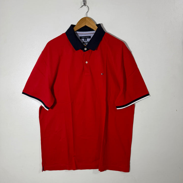 TOMMY HILFIGER  CUSTOM FIT COTTON POLO TSHIRT