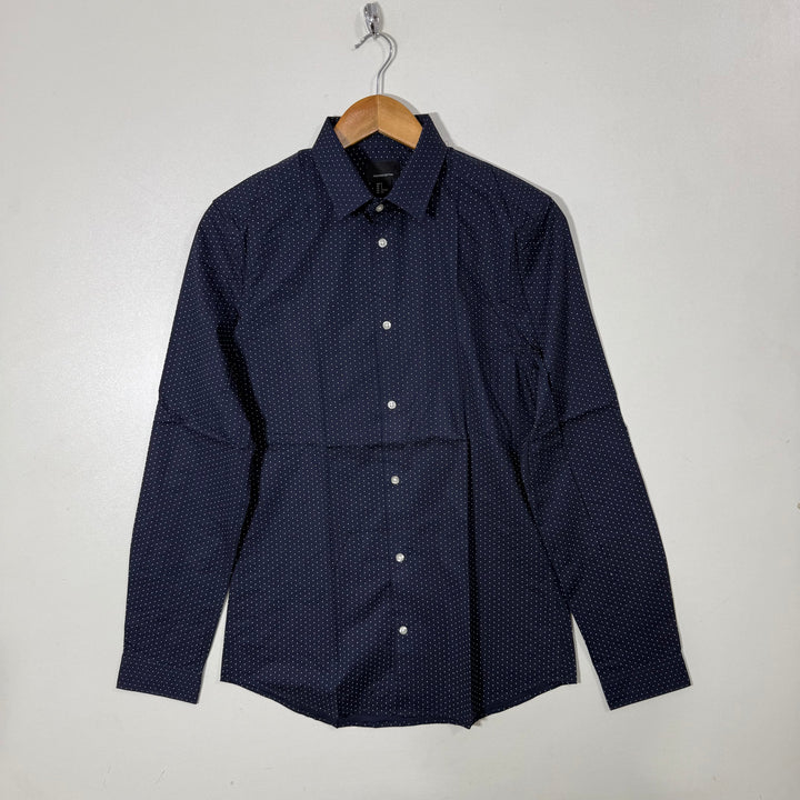 H&M SLIM FIT COTTON SHIRT BLUE COLOUR