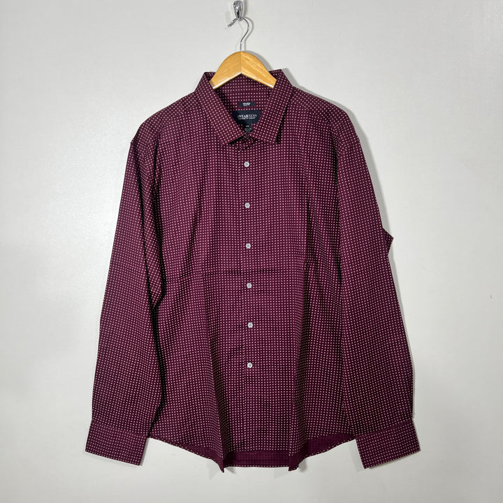 AVERNESS KENNETH COLE NON IRON SLIM FIT CASUAL COTTON SHIRT
