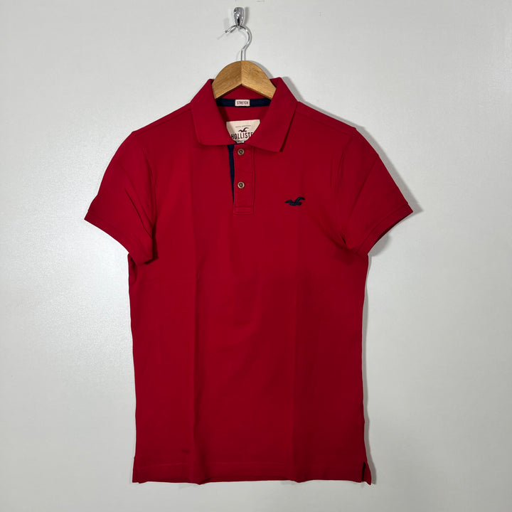 HOLLISTER COTTON POLO TSHIRT