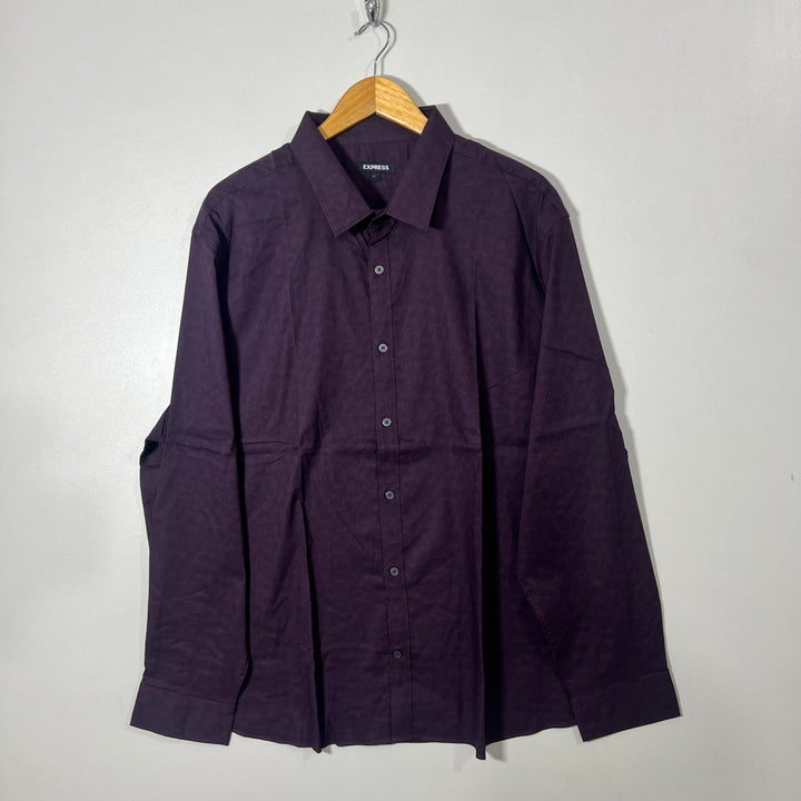 EXPRESS PRINTED CASUAL COTTON SHIRT