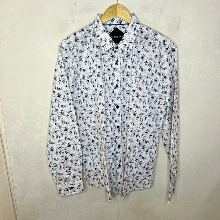 TAROCASH PRINTED CASUAL COTTON SHIRT