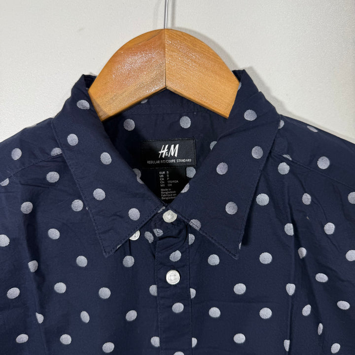 H&M BUTTON DOWN SLIM FIT LAWN COTTON CASUAL SHIRT