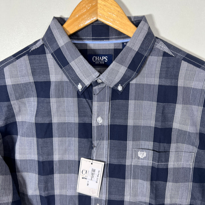 CHAPS BUTTON DOWN HALF SLEEVES SHIRT BRAND NEW