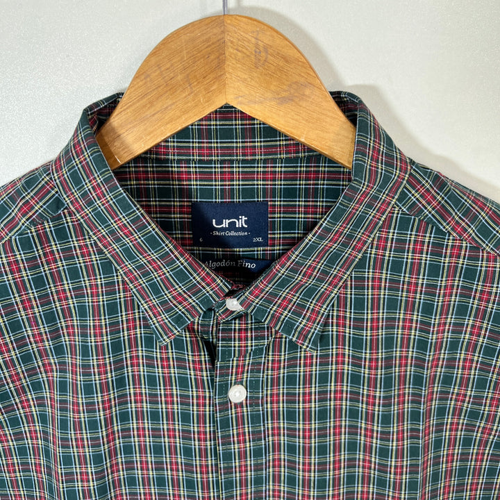 UNIT ALGODON FINO CHECKERED SHIRT