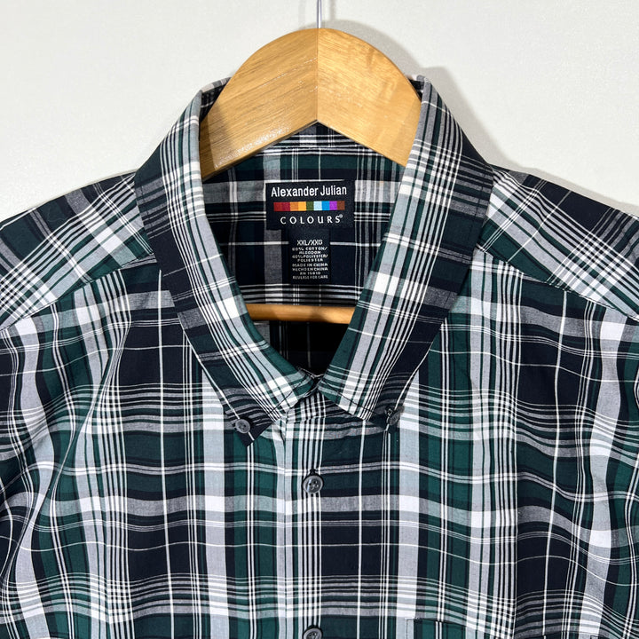 ALEXANDER JULIAN NO IRON BUTTON DOWN CASUAL COTTON SHIRT