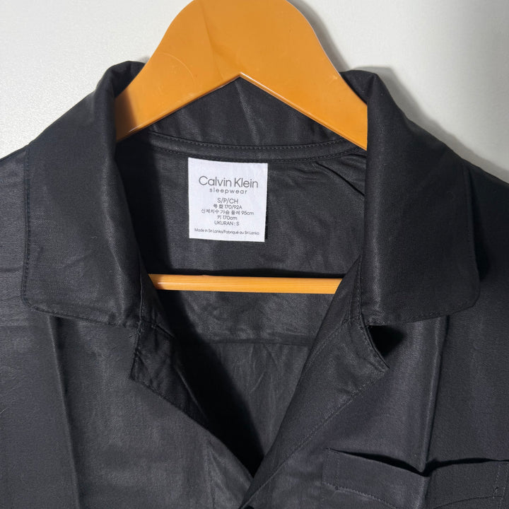 CALVIN KLEIN SAFARI COLLAR HALF SLEEVES SHIRT BRAND NEW BLACK COLOUR