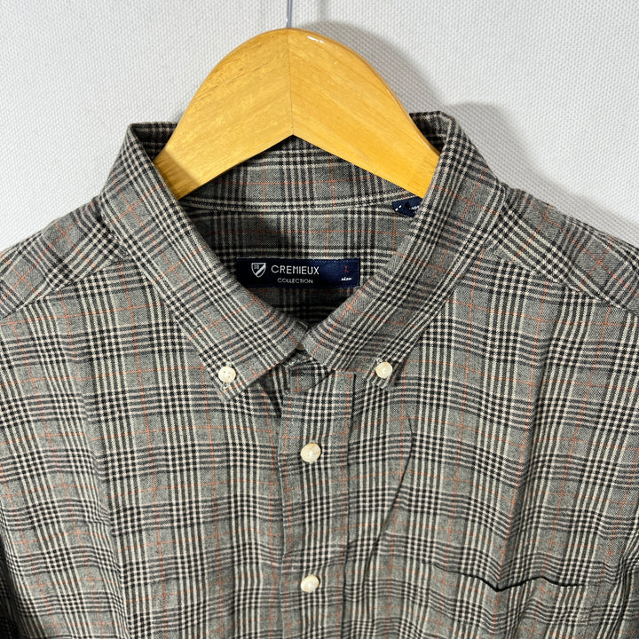 CREMIEUX BUTTON DOWN FLANNEL SHIRT