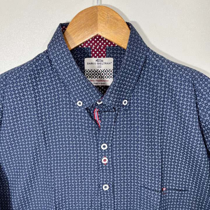 DARIO BELTRAN BUTTON DOWN CASUAL COTTON SHIRT