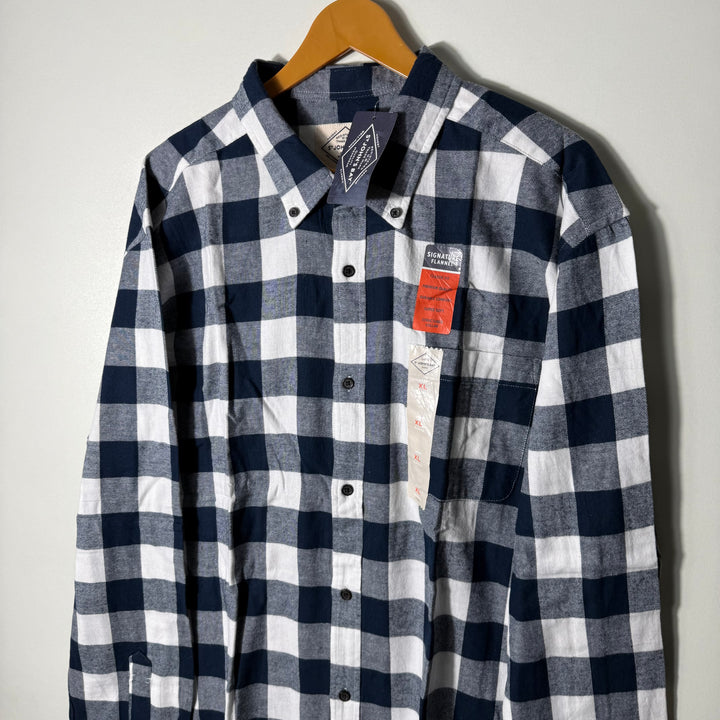 ST JHONS BAY BUTTON DOWN FLANNEL COTTON SHIRT BRAND NEW