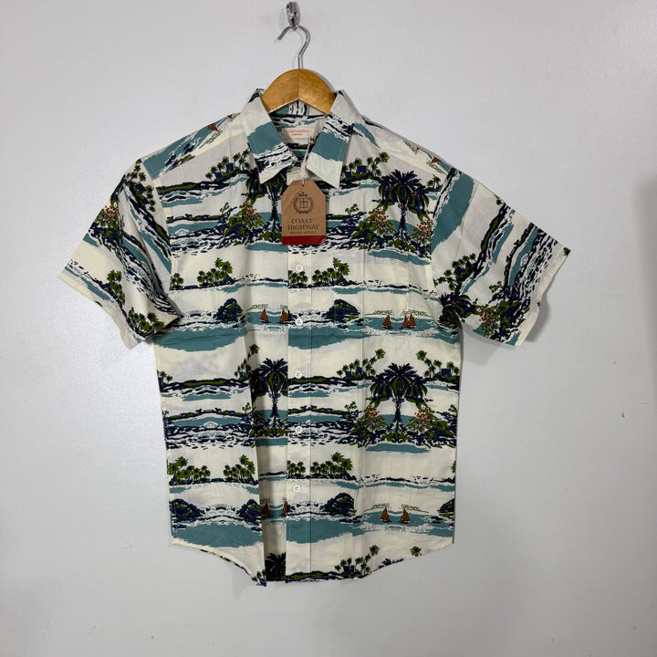 COAST HIGHWAY HALF SLEEVES COTTON SHIRT BRAND NEW