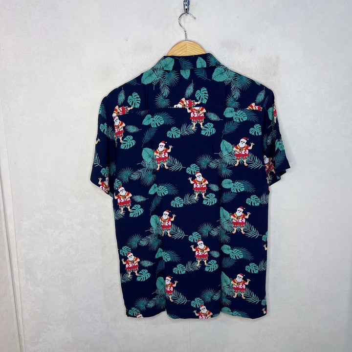 DENIM & FLOWER SAFARI COLLAR HALF SLEEVES HAWAI SHIRT - JS BROTHERS 