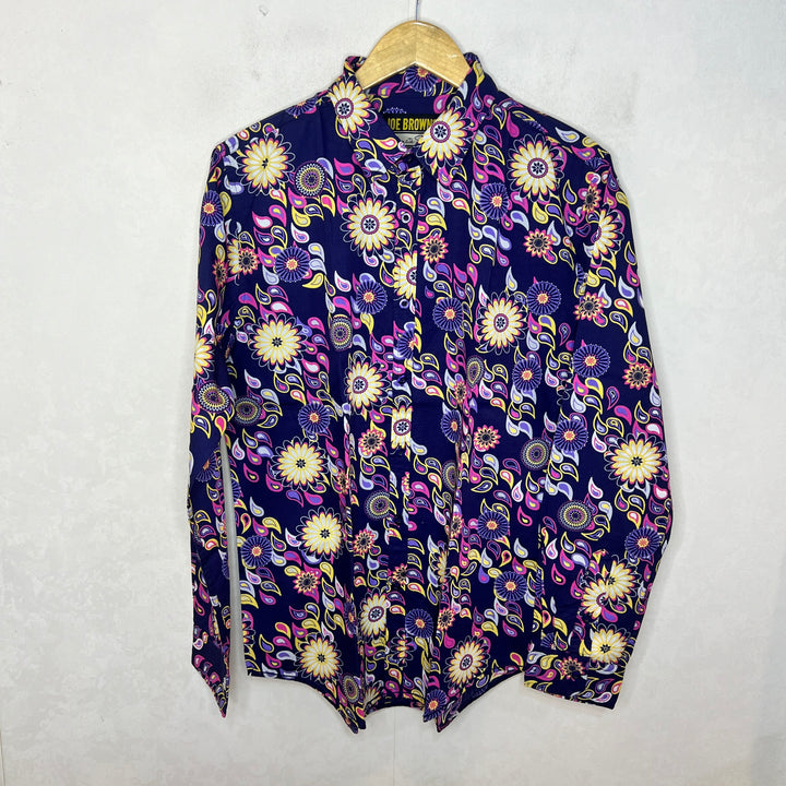 JOE BROWNS PRINTED CASUAL COTTON SHIRT