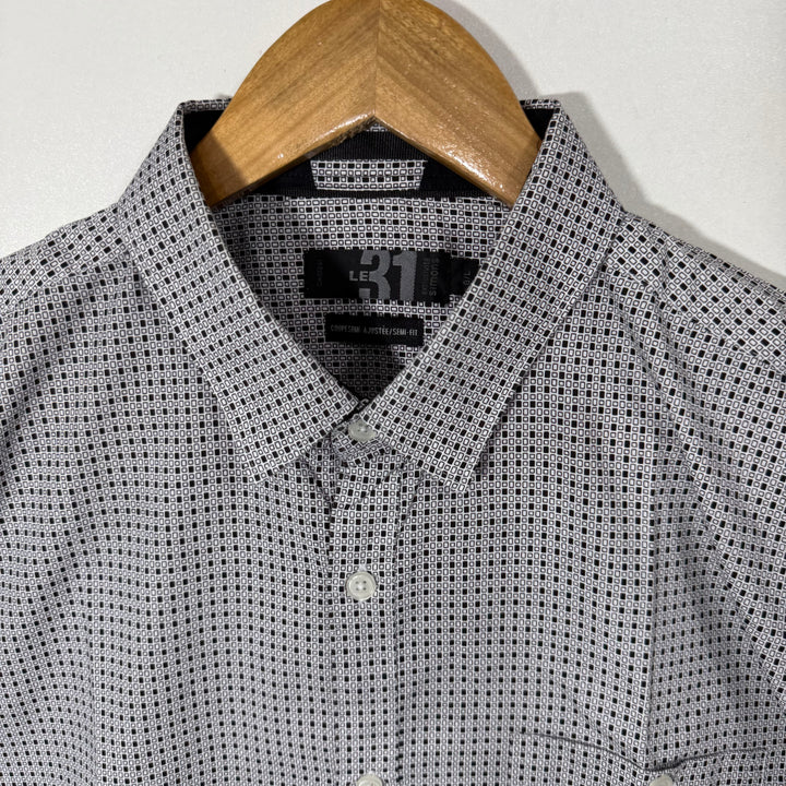 LE 31 PRINTED CASUAL COTTON SHIRT