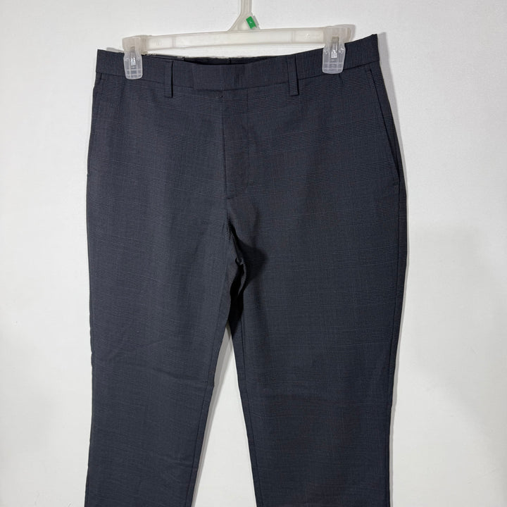 BANANA REPUBLIC SLIM FIT WOOL CHECKERED DRESS PANT BRAND NEW
