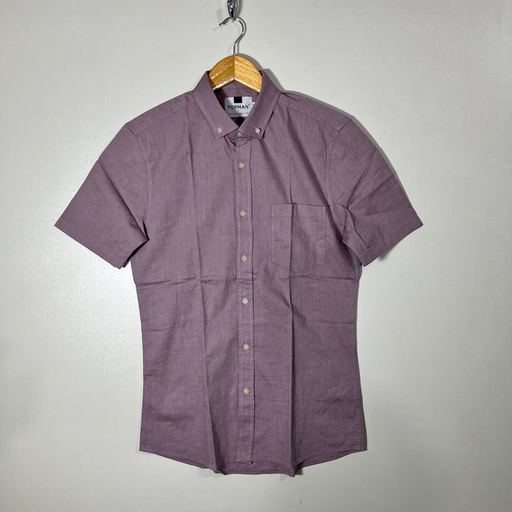 TOPMAN BUTTON DOWN HALF SLEEVES SHIRT