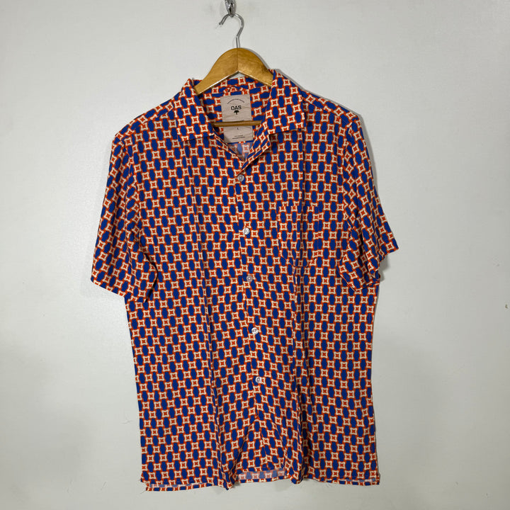 OAS CUBAN COLLAR HALF SLEEVES HAWAI SHIRT