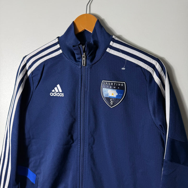 ADIDAS SPORT JACKET BLUE COLOUR