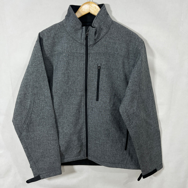 KIRKLAND SOFT SHELL WINDBREAKER JACKET INNER FLEECE