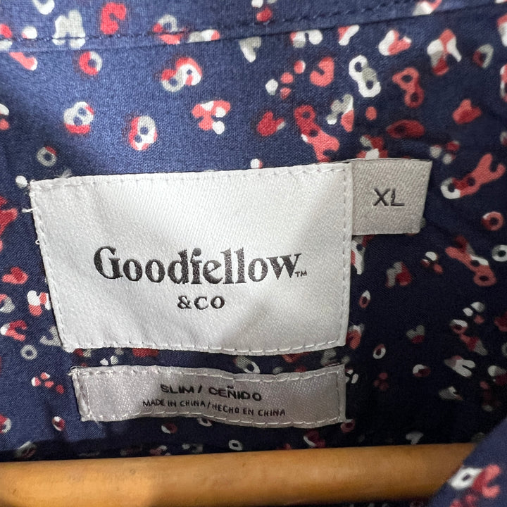 GOOD FELLOW &CO BUTTON DOWN HALF SLEEEVES SHIRT