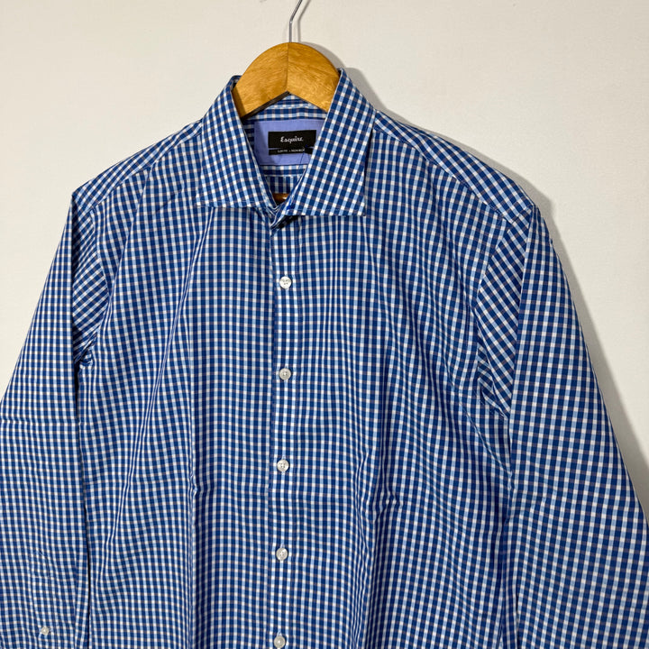 ESQUIRE SLIM FIT NON IRON CHECKERED SHIRT