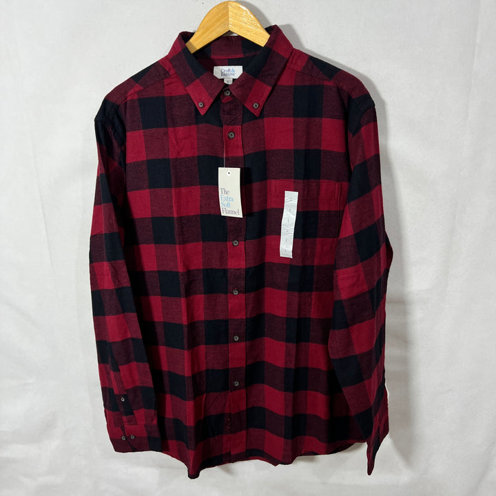 CROFT & BARROW BUTTON DOWN FLANEL SHIRT BRAND NEW