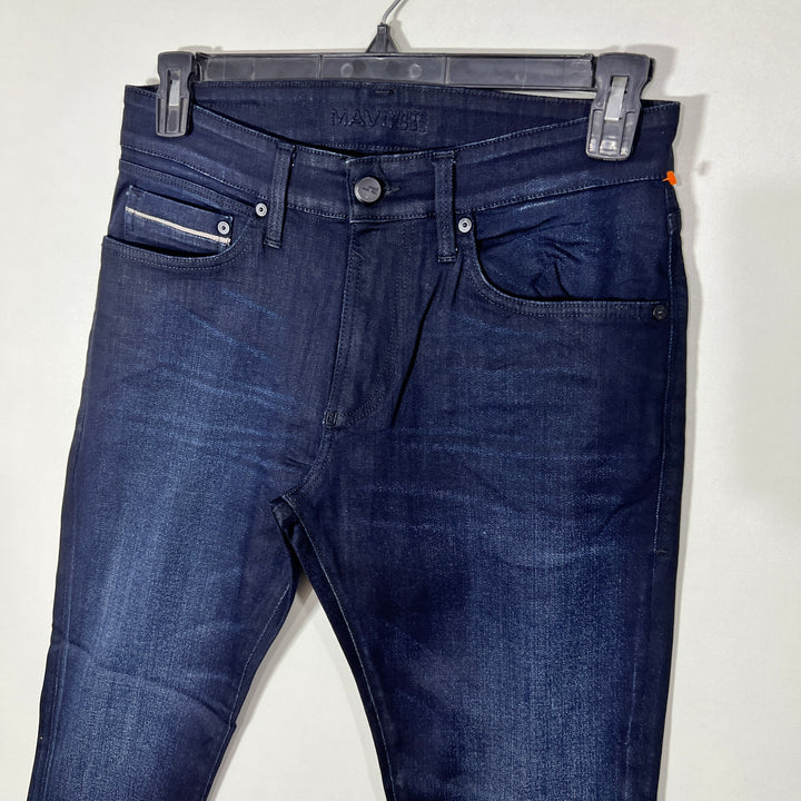 MAVI SLIM FIT DENIM PANT WITH STRETCH DARK BLUE