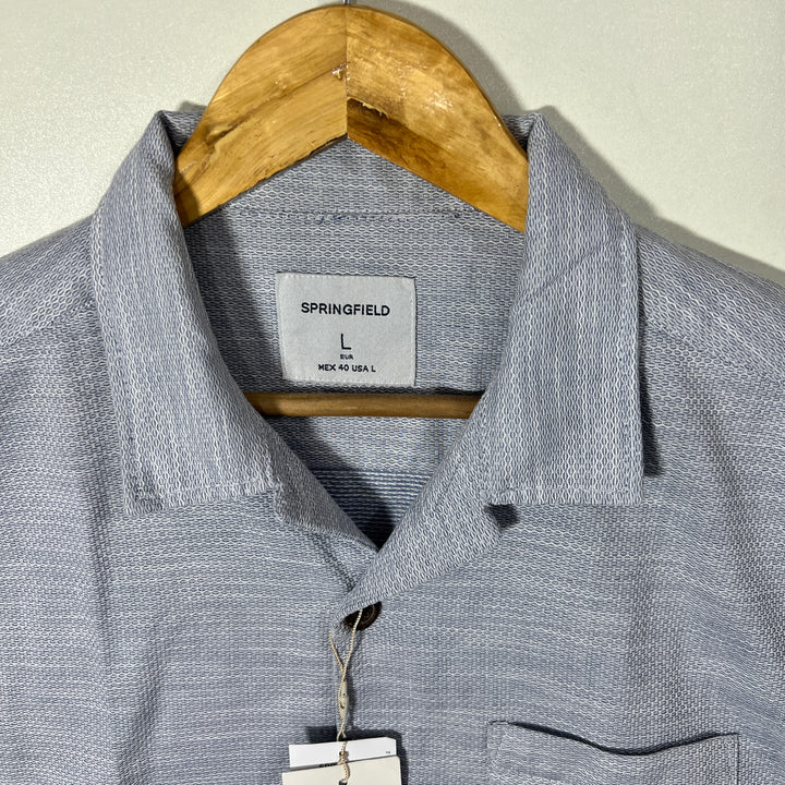 SPRINGFIELD REGULAR FIT SAFARI COLLAR HALF SLEEVES SHIRT BRAND NEW