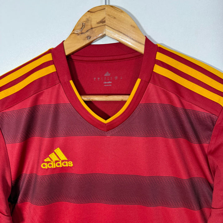 ADIDAS CLIMALITE V NECK FOOTBALL TSHIRT