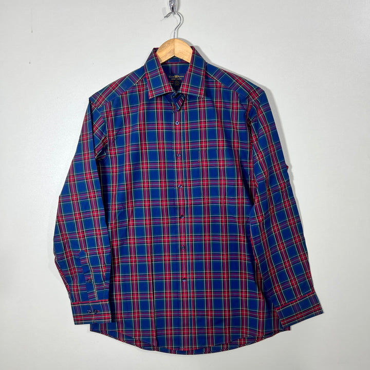 CLUB ROOM REGULAR FIT CHECKERED SHIRT