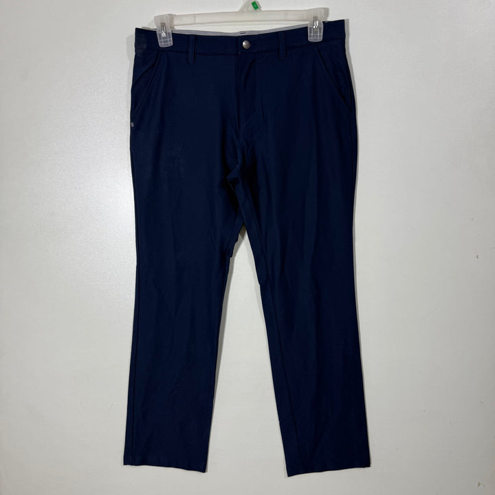 ADIDAS STRAIGHT FIT PERFORMANCE PANT WITH STRETCH BLUE COLOUR