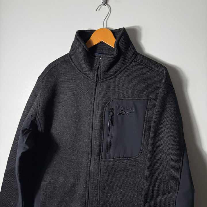 REEBOK KNITED FLEECE JACKET GREY COLOUR