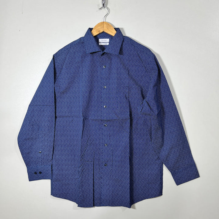 CALVIN KLEIN REGULAR FIT NON IRON PRINTED SHIRT