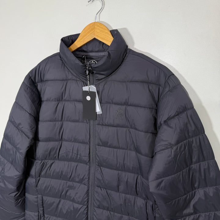 GYMKING PACKABLE PUFFER JACKET BRAND NEW BLACK COLOUR