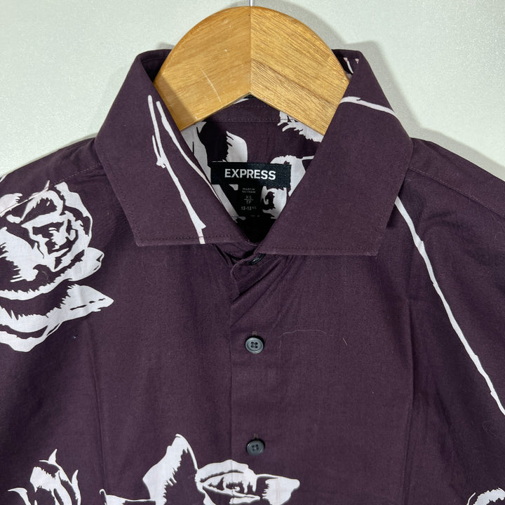 EXPRESS SLIM FIT CASUAL COTTON SHIRT