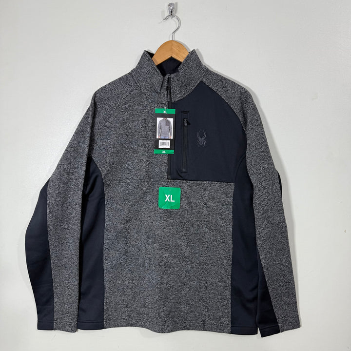 SPYDER KNITWEAR HALF ZIP PULLOVER BRAND NEW INNER FLEECE